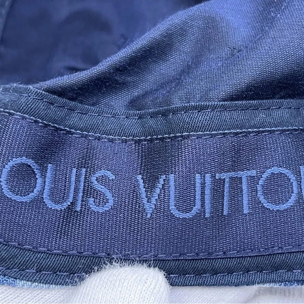 New Condition: Louis Vuitton x Yayoi Kusama Denim Cap with Dot Pattern - Picture 10 of 16